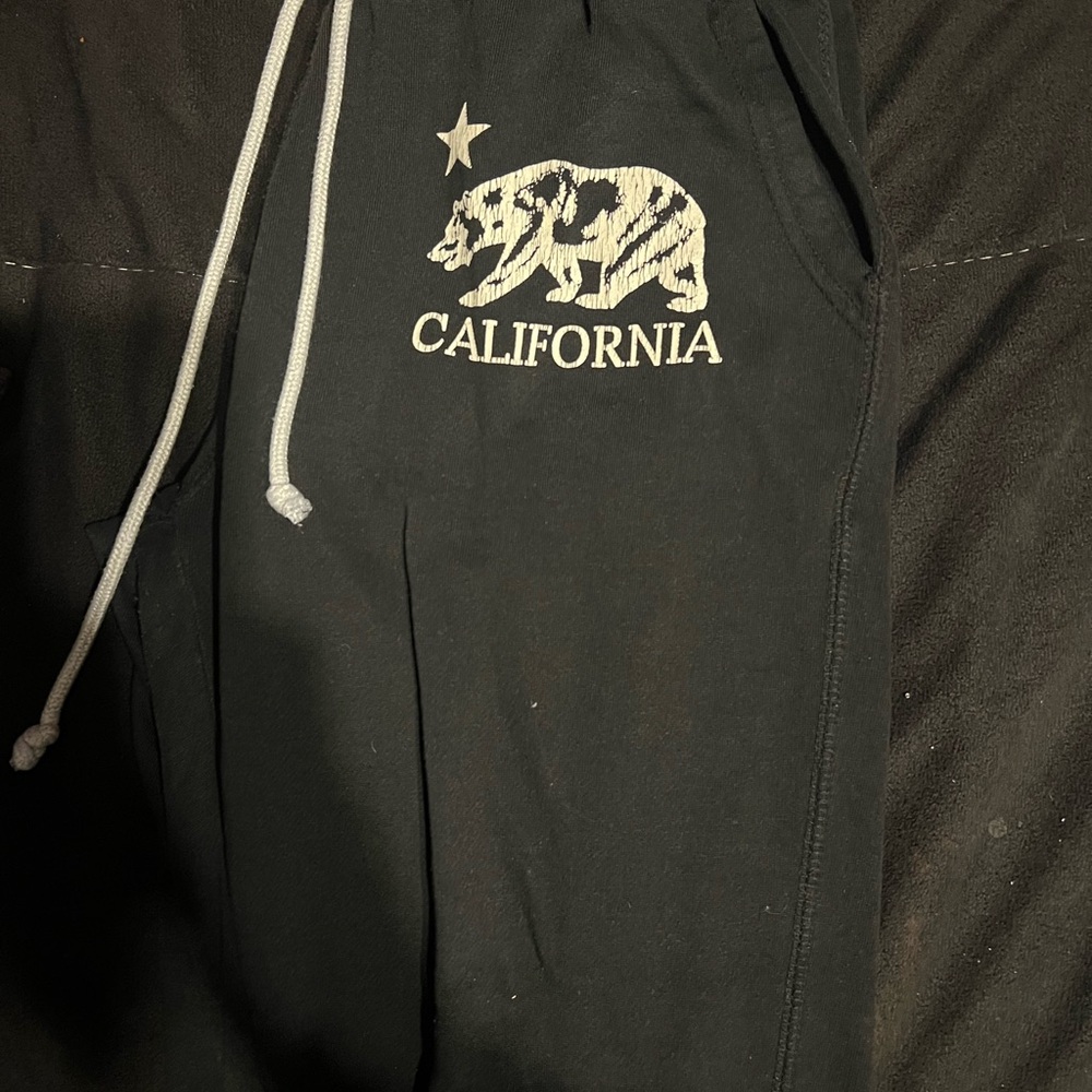 Reflex Black Joggers with Bear Tag